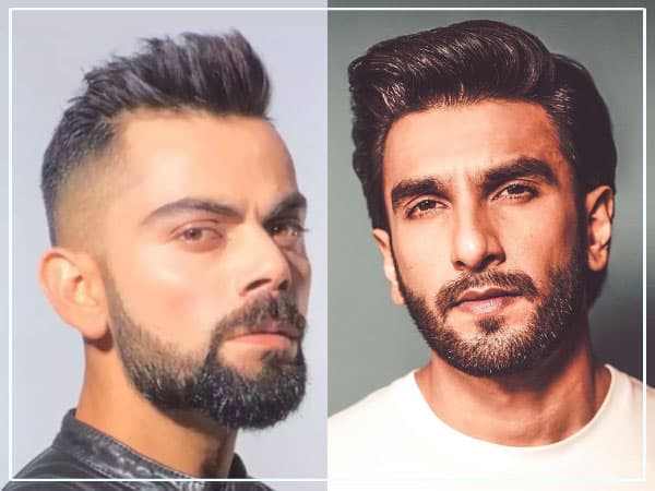Virat Kohli and Ranveer Singh beard shape